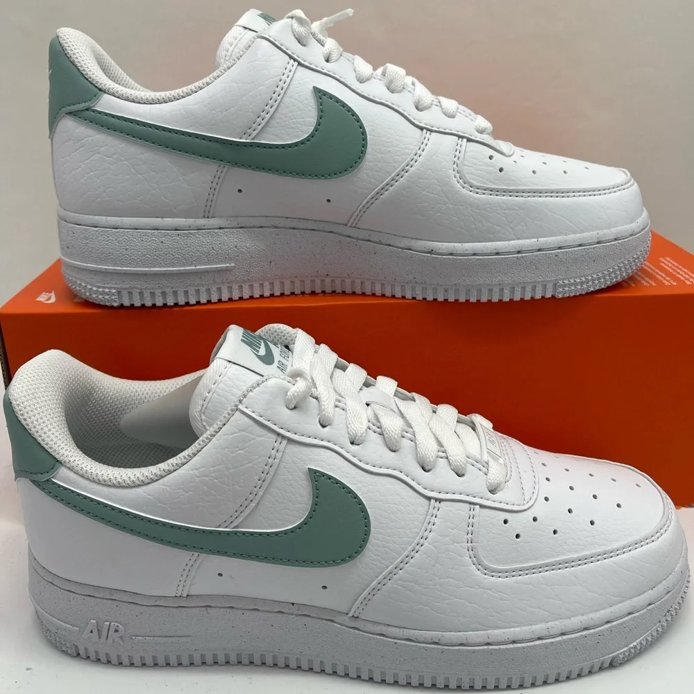 Nike WMNS AIR FORCE 1 '07 NN WHITE/CANNON-WHITE PLATFORM SNEAKERS